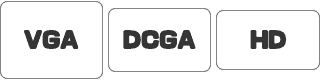 アスペクト比 VGA,DCGA,HD 640x480,640,400,1920x1080