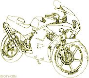 原付ツーリング スーパースポーツレプリカ